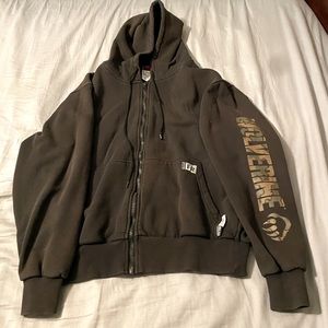 Army green Fire resistant Wolverine Hoody. Sz Medium. FRC